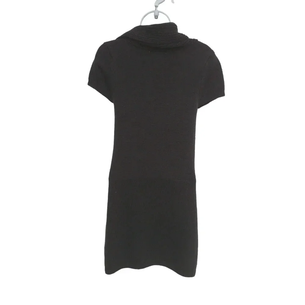 Wishes Wishes Wishes Cable  Knit Sweater Dress Dark Gray M - Picture 5 of 7